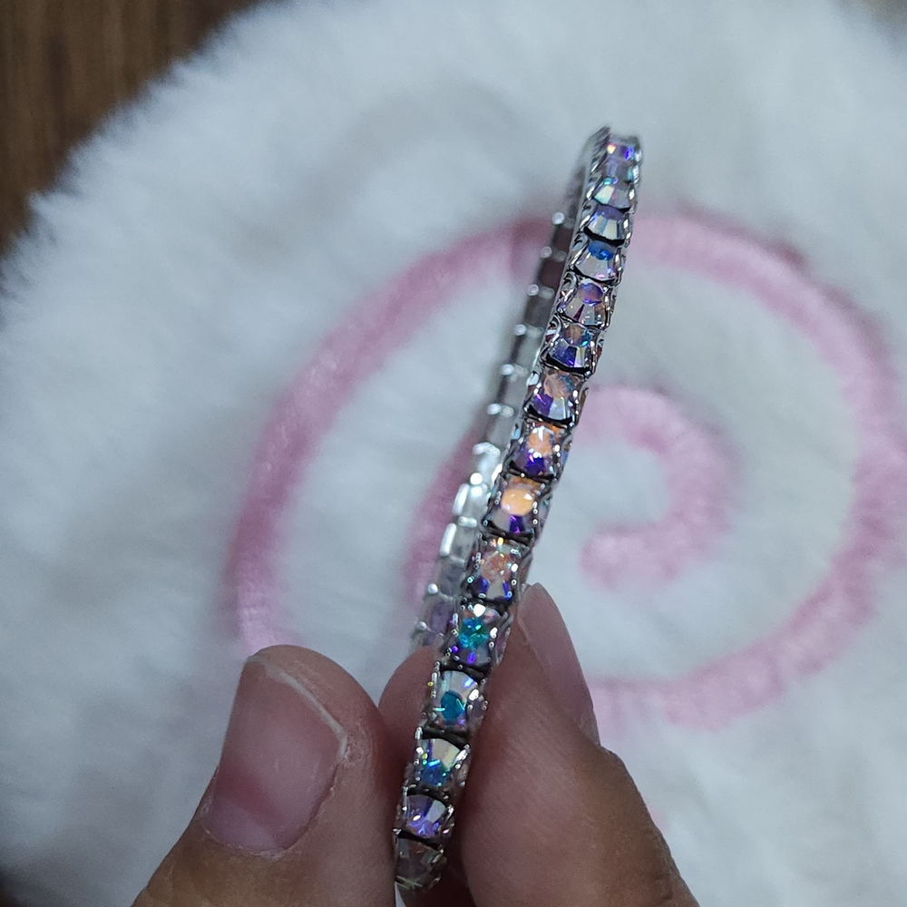 Touchstone Crystal Aurora Stretch Bracelet